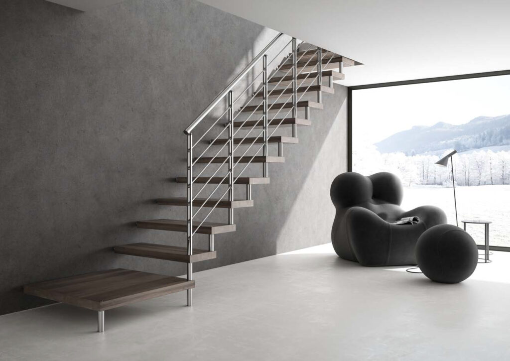 scala a sbalzo modì 3 faggio